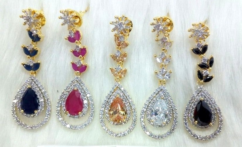 Small Diamond Earrings