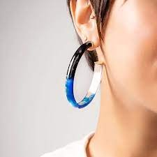 Small Diamond Hoop Earrings