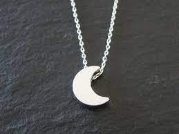 crescent moon necklaces
