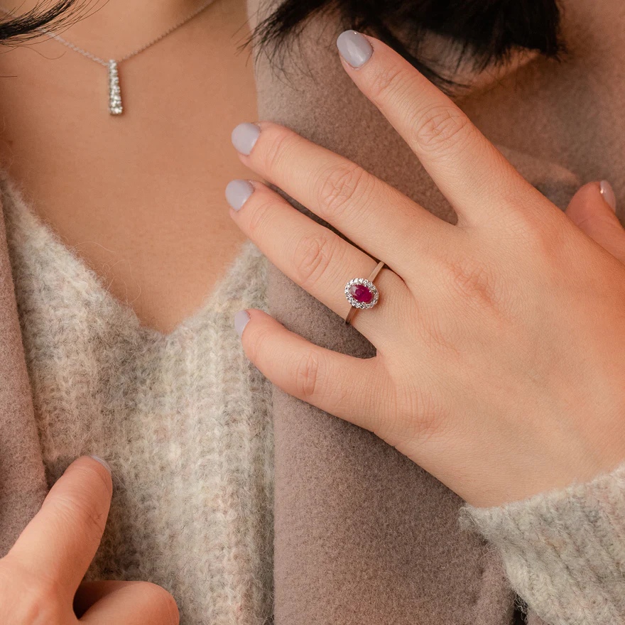 December Birthstone Stackable Ring